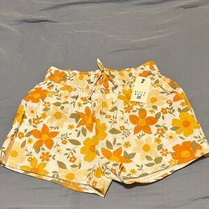 Billabong Women's High Waist Floral Shorts